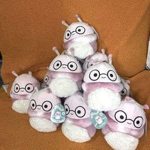 8 Inches Tall Squishmallows Pink Snail